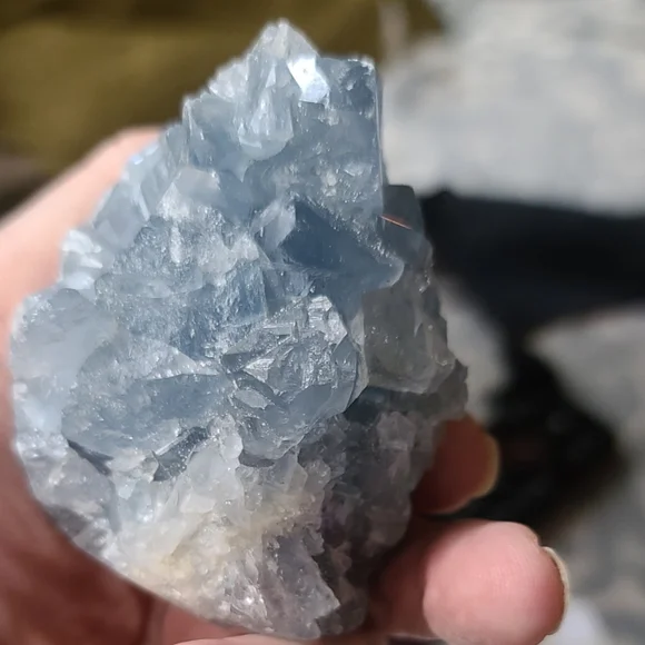 RARE BLUE Celestite crystal Chunk - Picture 5 of 8